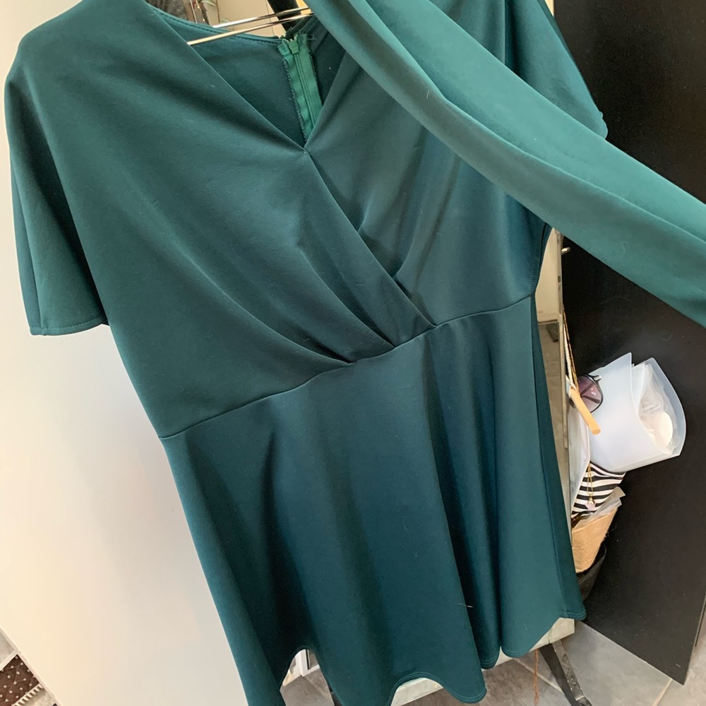Elegant Teal Dress